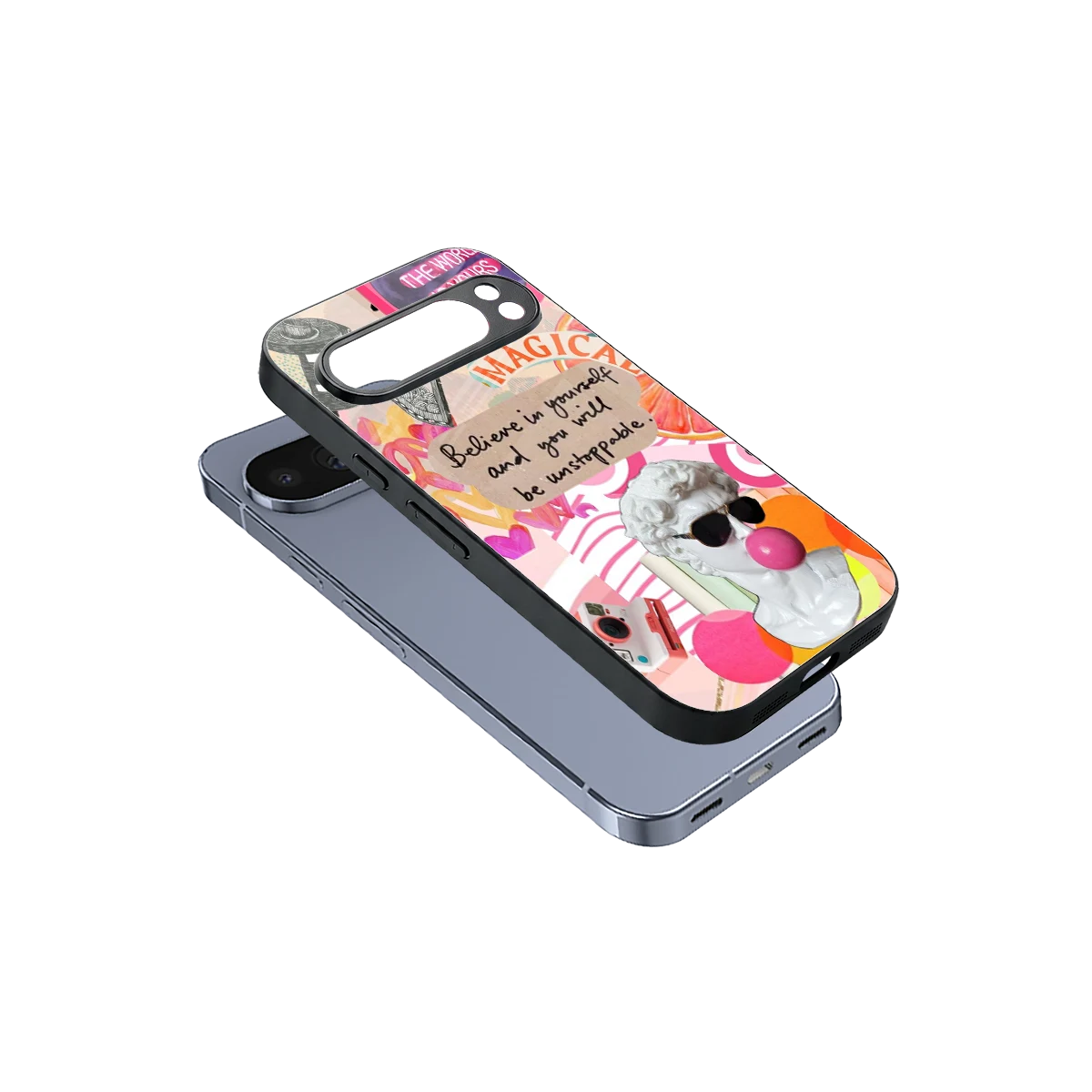 Unstoppable sleek google pixel 10 pro cover with tempered glass back and TPU edges