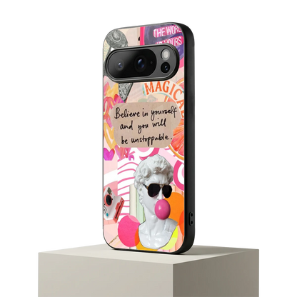 Unstoppable google pixel 10 pro mobile cover | shockproof glass phone case