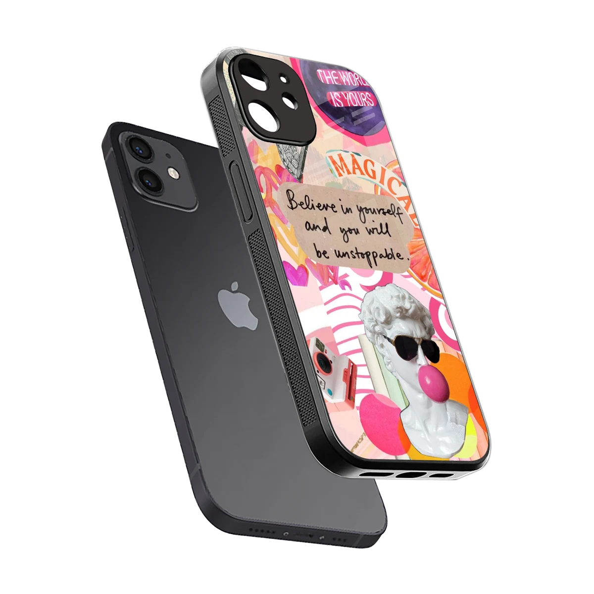 Unstoppable sleek iphone 11 cover with tempered glass back and TPU edges