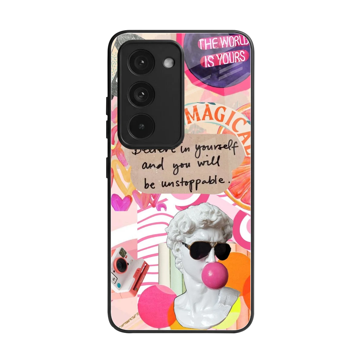 Unstoppable back phone cover | glass case for redmi 15 5g