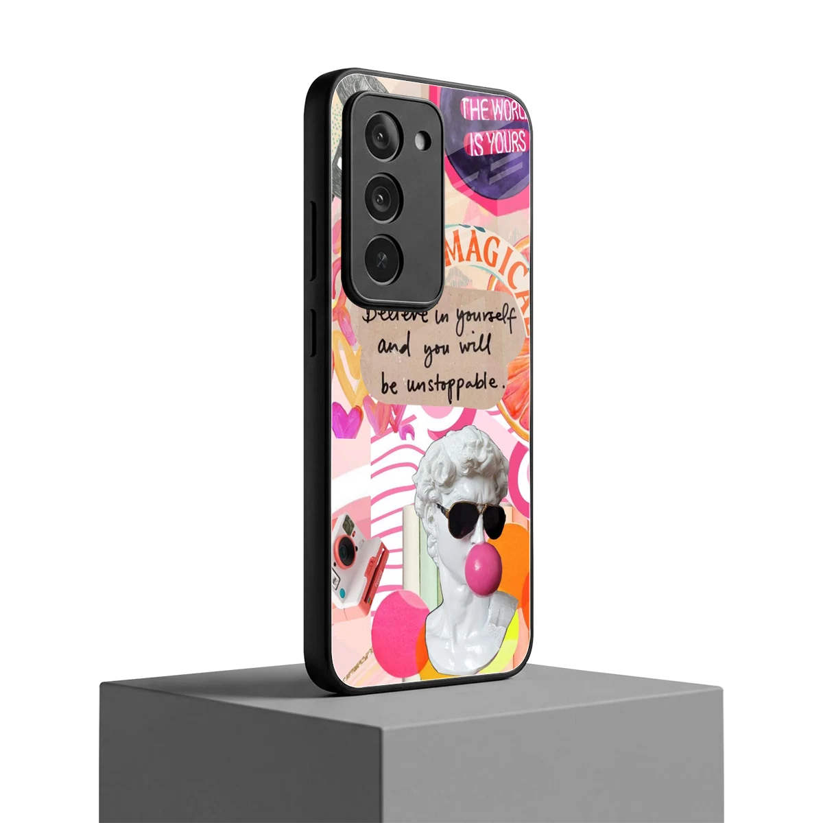 Unstoppable redmi 15 5g mobile cover | shockproof glass phone case