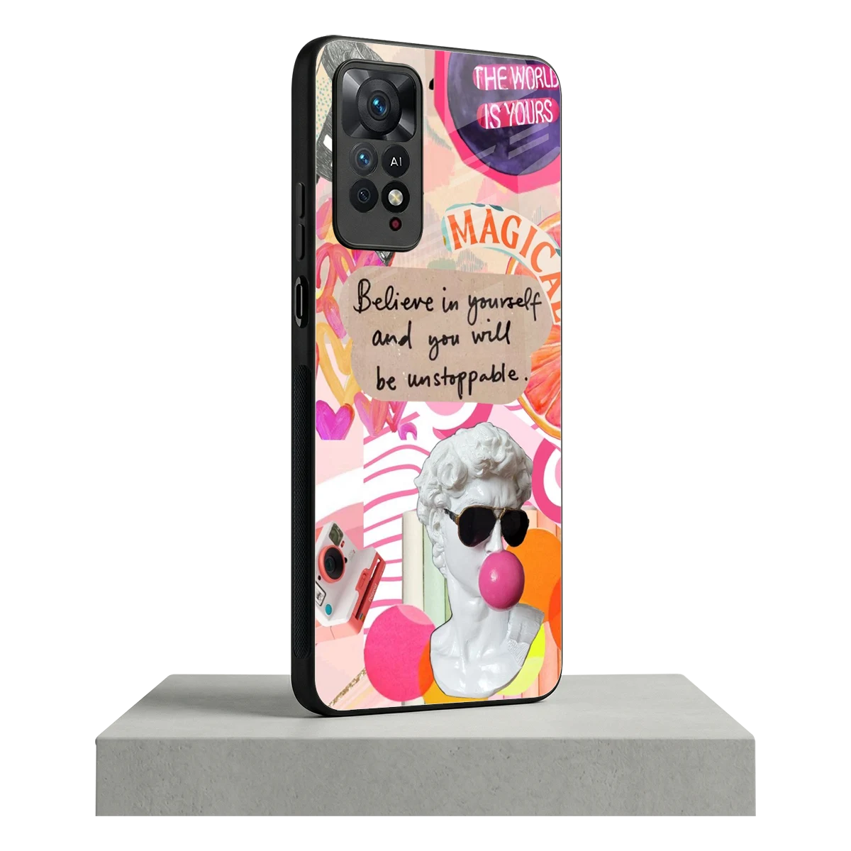 Unstoppable redmi note 11 pro mobile cover | shockproof glass phone case