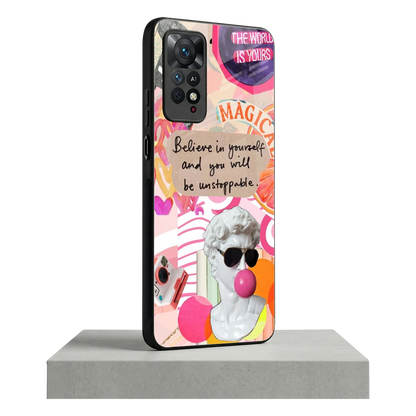 Unstoppable redmi note 11 pro mobile cover | shockproof glass phone case