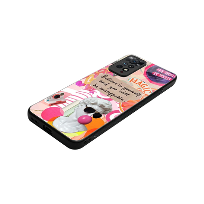Unstoppable stylish phone case for redmi note 11 pro | glossy glass and slim fit