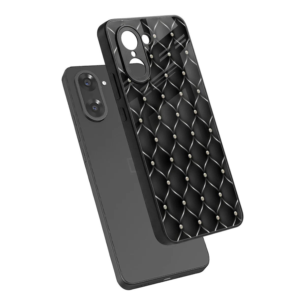 Urban Grid sleek oneplus nord ce5 5g cover with tempered glass back and TPU edges