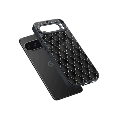 Urban Grid sleek google pixel 10 pro xl cover with tempered glass back and TPU edges