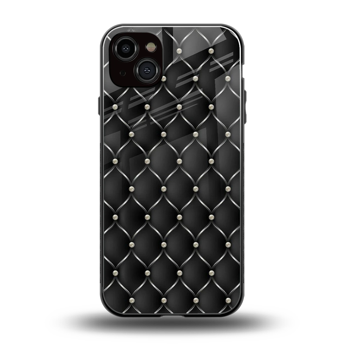 Urban Grid back phone cover | glass case for iphone 14 plus