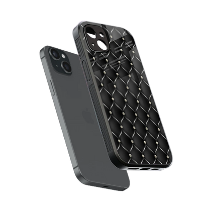 Urban Grid sleek iphone 14 plus cover with tempered glass back and TPU edges
