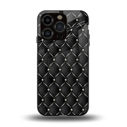 Urban Grid back phone cover | glass case for iphone 15 pro