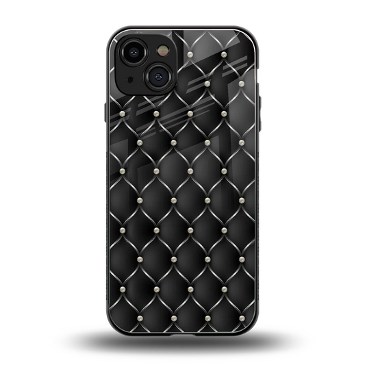 Urban Grid back phone cover | glass case for iphone 15