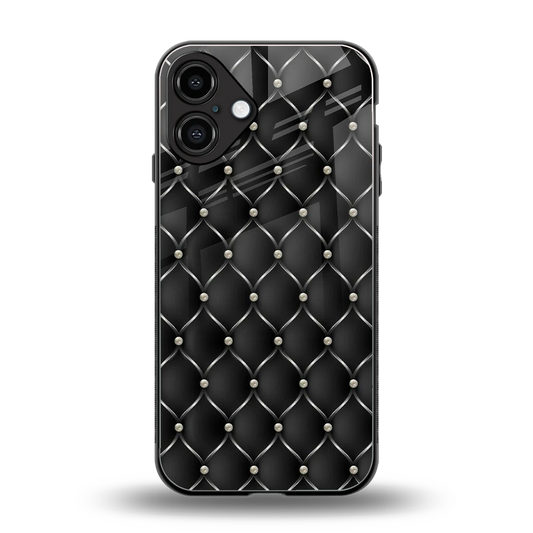 Urban Grid back phone cover | glass case for iphone 16 plus