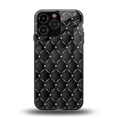 Urban Grid back phone cover | glass case for iphone 16 pro max