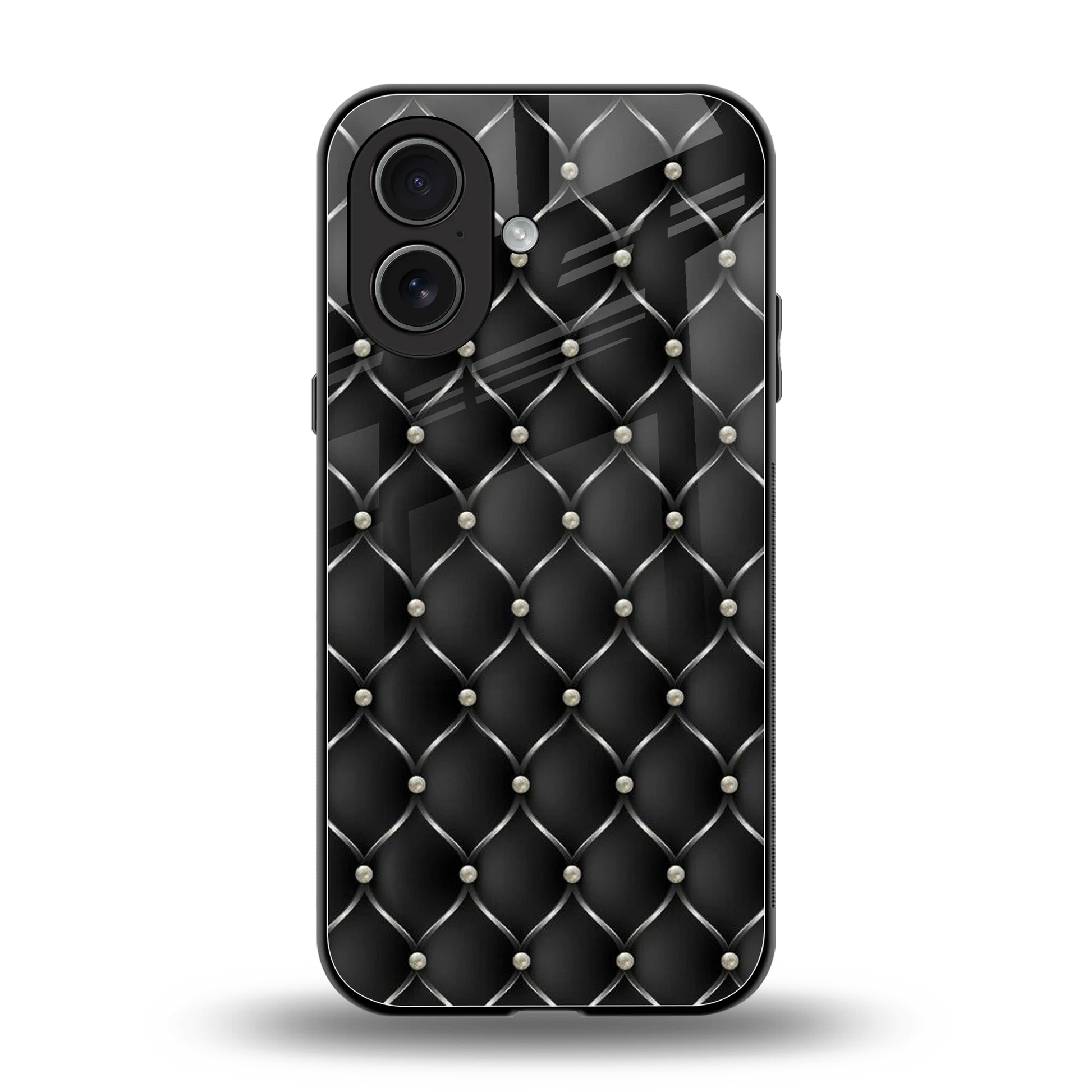 Urban Grid back phone cover | glass case for iphone 17