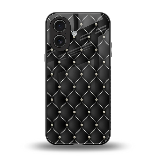 Urban Grid back phone cover | glass case for iphone 17