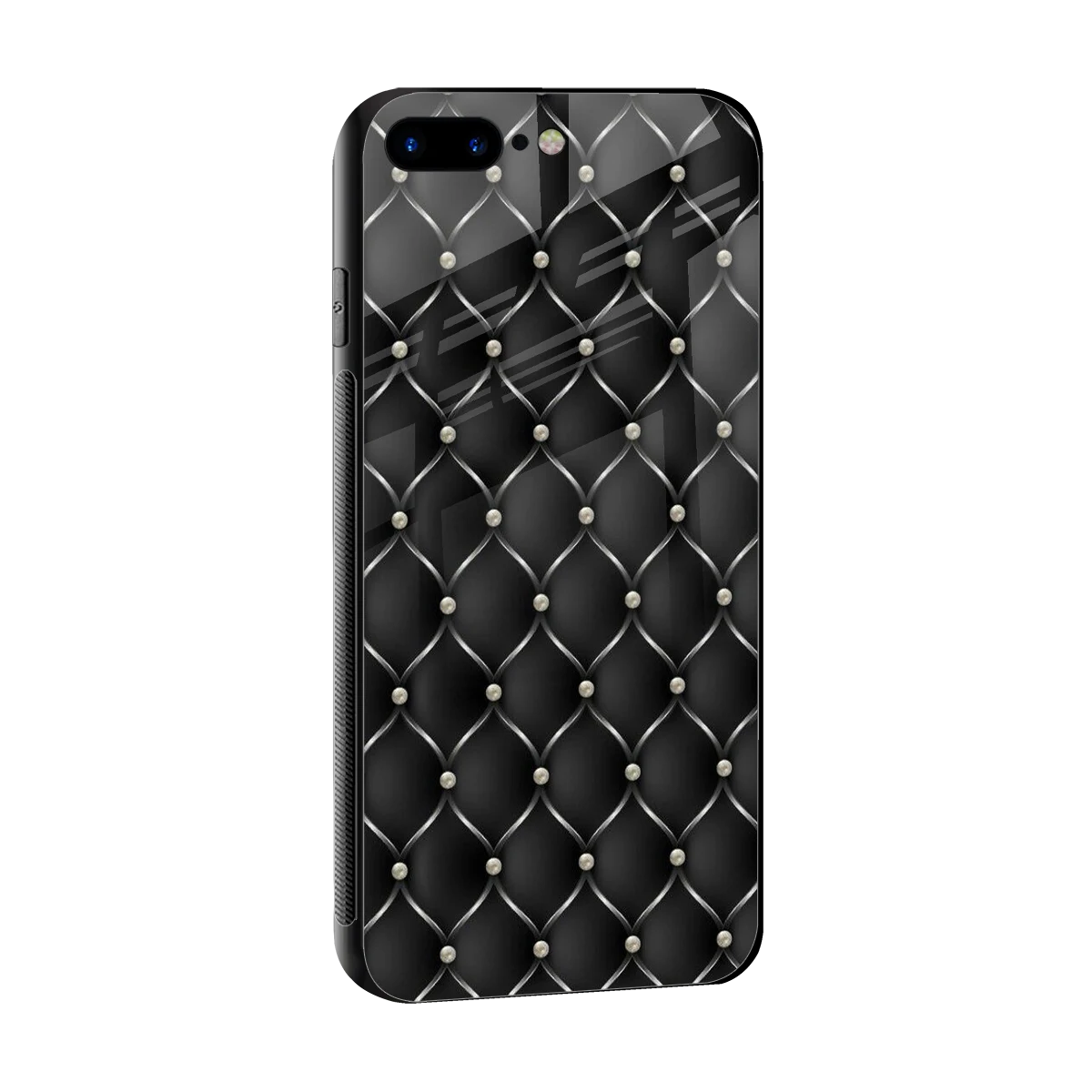 Urban Grid sleek iphone 7 plus cover with tempered glass back and TPU edges