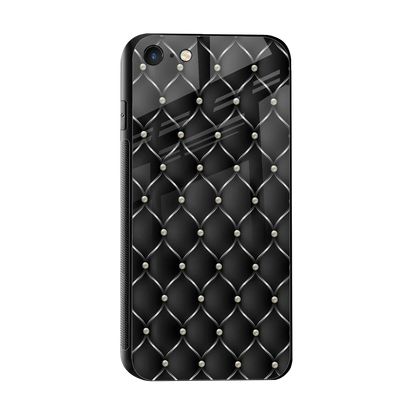 Urban Grid sleek iphone 7 cover with tempered glass back and TPU edges