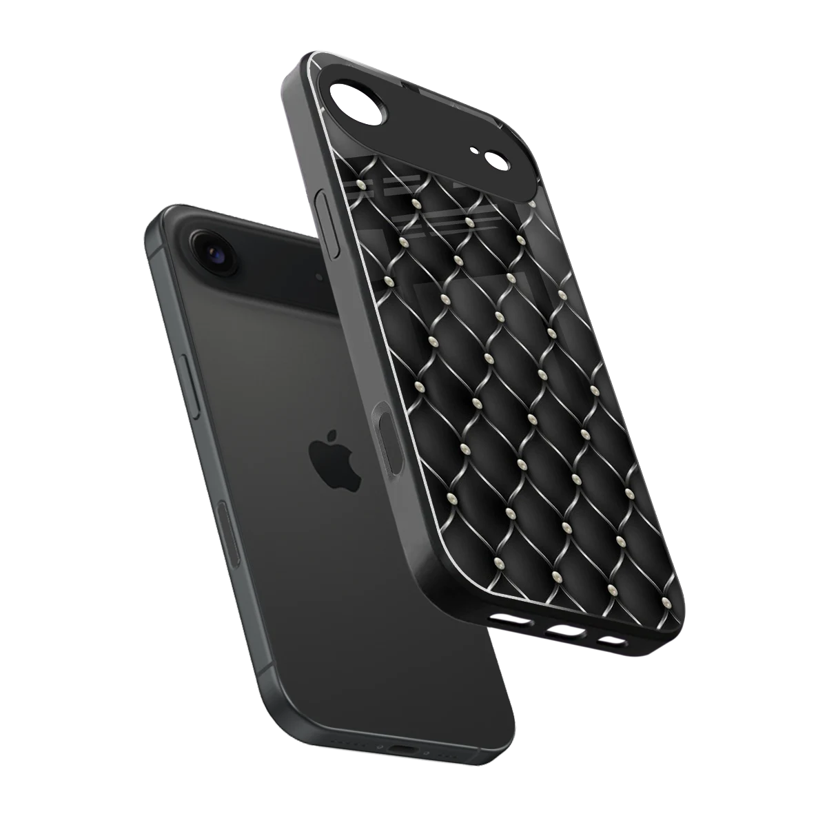Urban Grid sleek iphone air cover with tempered glass back and TPU edges