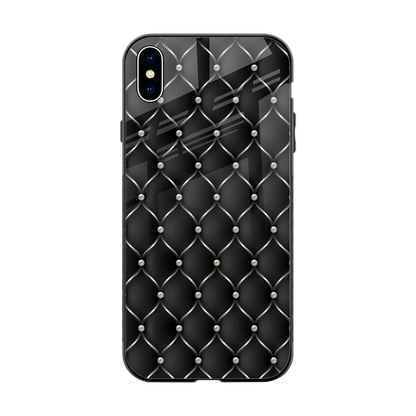 Urban Grid back phone cover | glass case for iphone xs max