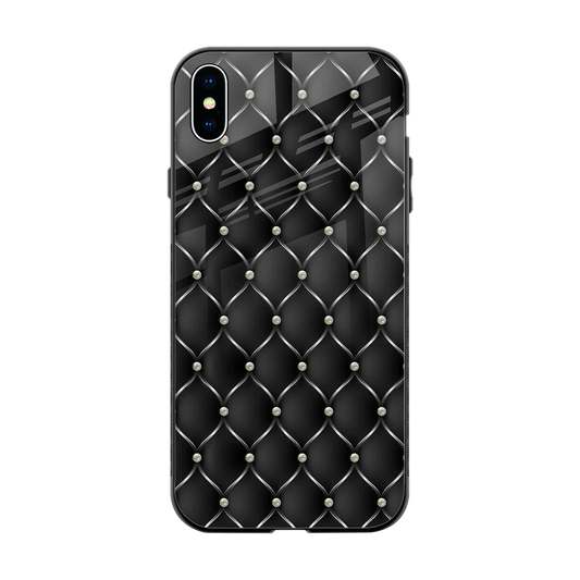 Urban Grid back phone cover | glass case for iphone xs max