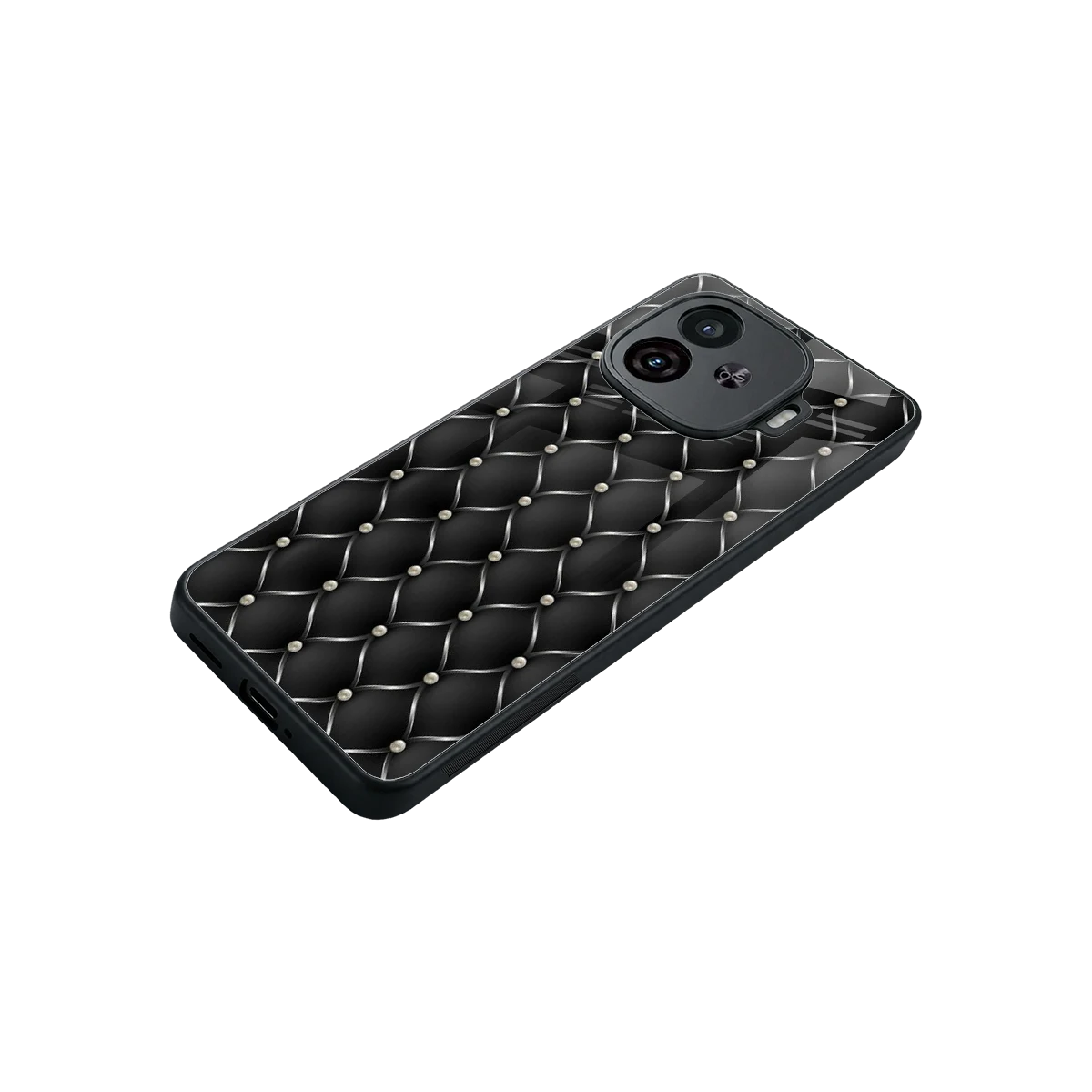 Urban Grid stylish phone case for iqoo neo 10r 5g | glossy glass and slim fit