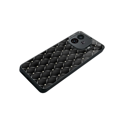 Urban Grid stylish phone case for iqoo neo 10r 5g | glossy glass and slim fit