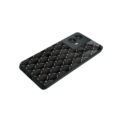 Urban Grid stylish phone case for motorola edge 50 fusion | glossy glass and slim fit
