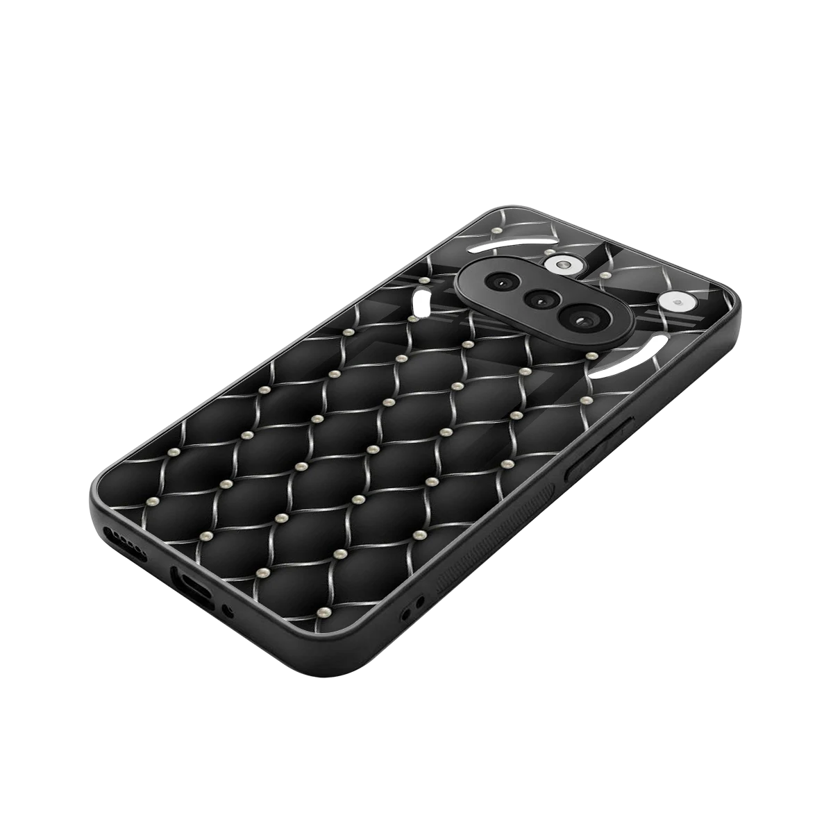 Urban Grid stylish phone case for nothing phone 3a | glossy glass and slim fit