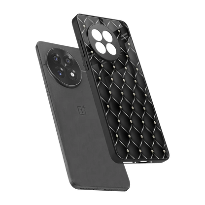 Urban Grid sleek oneplus 13r cover with tempered glass back and TPU edges