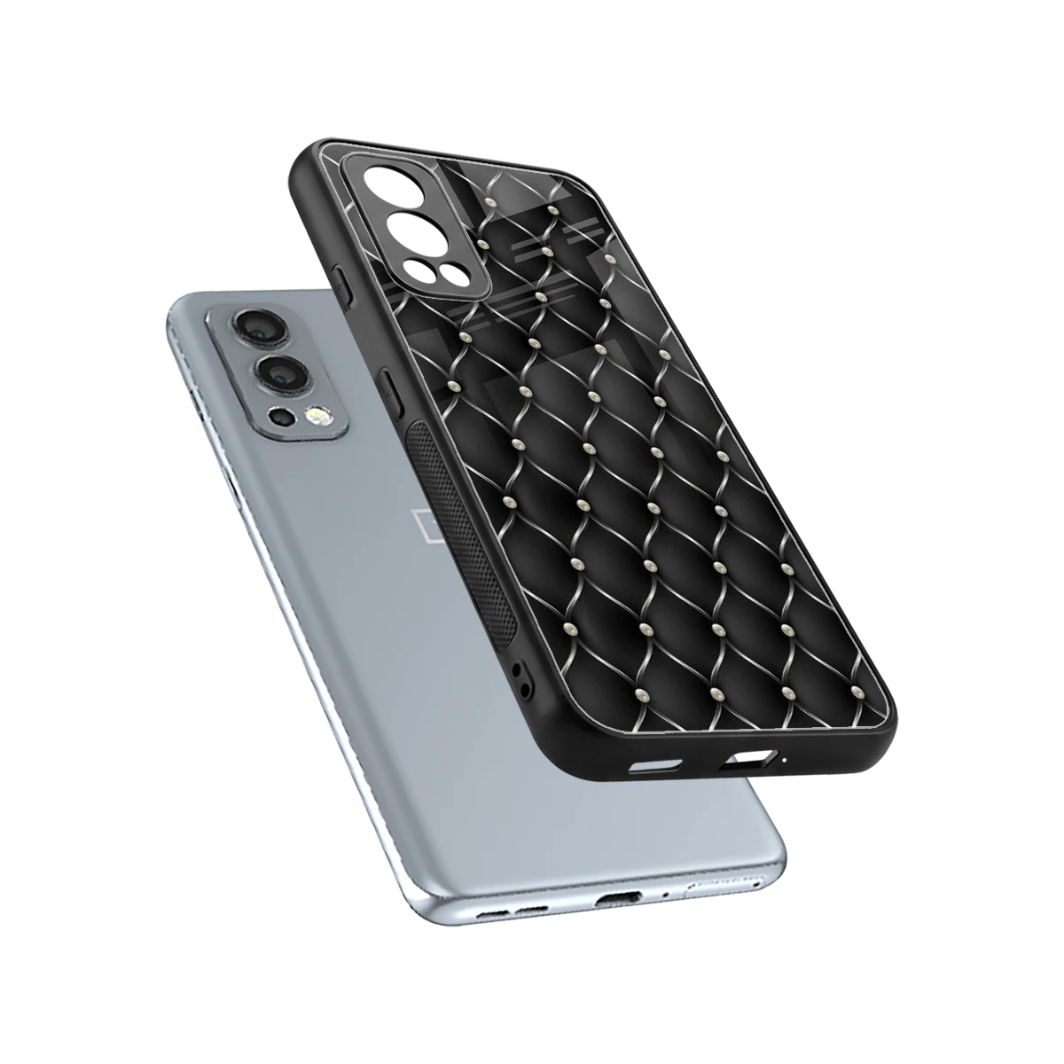 Urban Grid sleek oneplus nord 2 cover with tempered glass back and TPU edges
