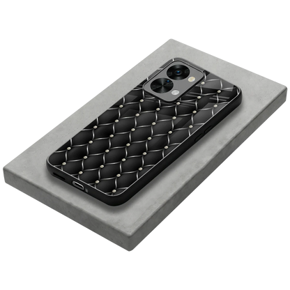 Urban Grid stylish phone case for oneplus nord 2t | glossy glass and slim fit