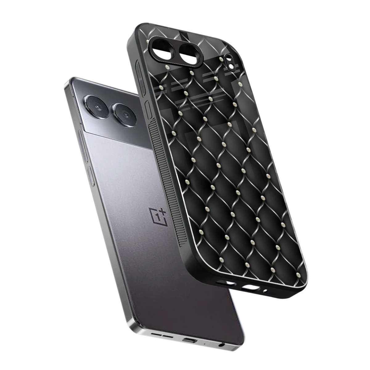 Urban Grid sleek oneplus nord 4 cover with tempered glass back and TPU edges