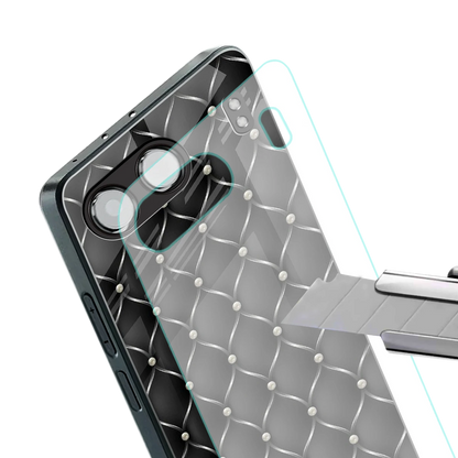 Urban Grid stylish phone case for oneplus nord 4 | glossy glass and slim fit