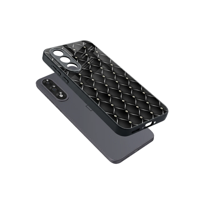 Urban Grid sleek oneplus nord 5 cover with tempered glass back and TPU edges