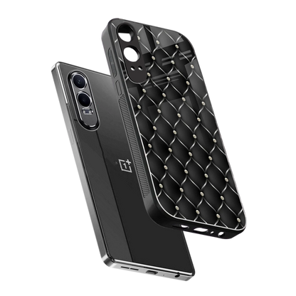 Urban Grid sleek oneplus nord ce 4 lite cover with tempered glass back and TPU edges