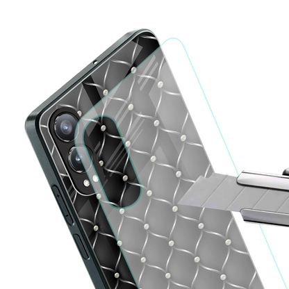 Urban Grid stylish phone case for oneplus nord ce 4 lite | glossy glass and slim fit