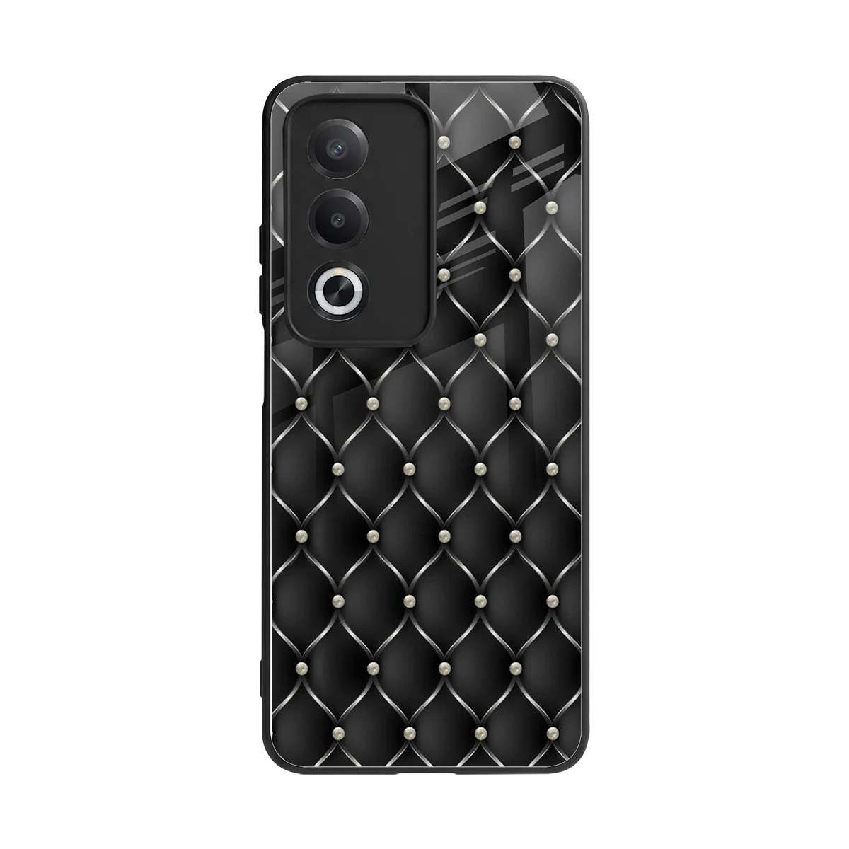 Urban Grid back phone cover | glass case for oppo a3 pro