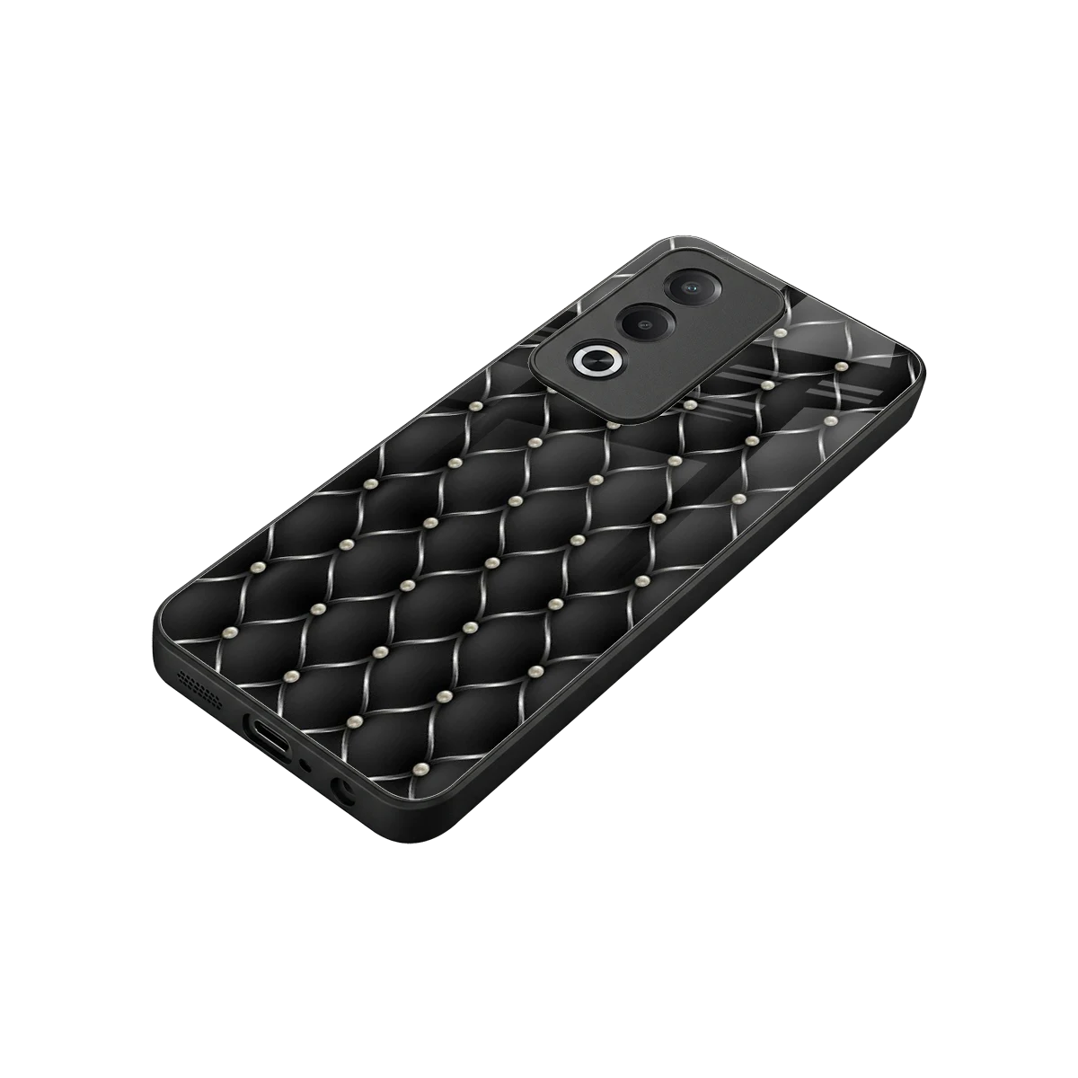 Urban Grid stylish phone case for oppo a3 pro | glossy glass and slim fit