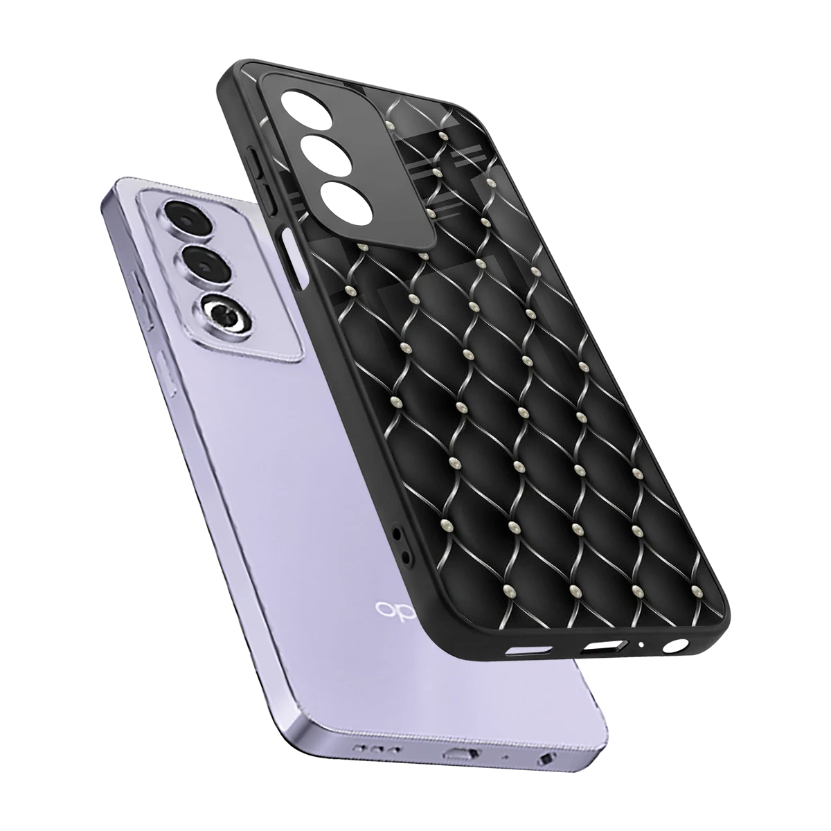 Urban Grid sleek oppo a3 pro cover with tempered glass back and TPU edges