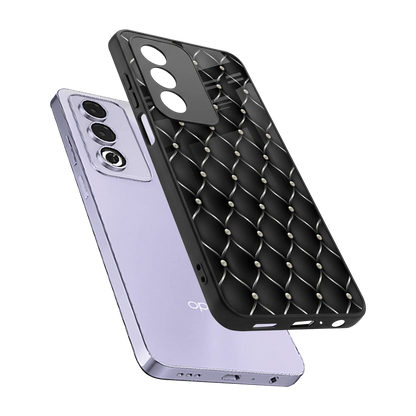 Urban Grid sleek oppo a3 pro cover with tempered glass back and TPU edges