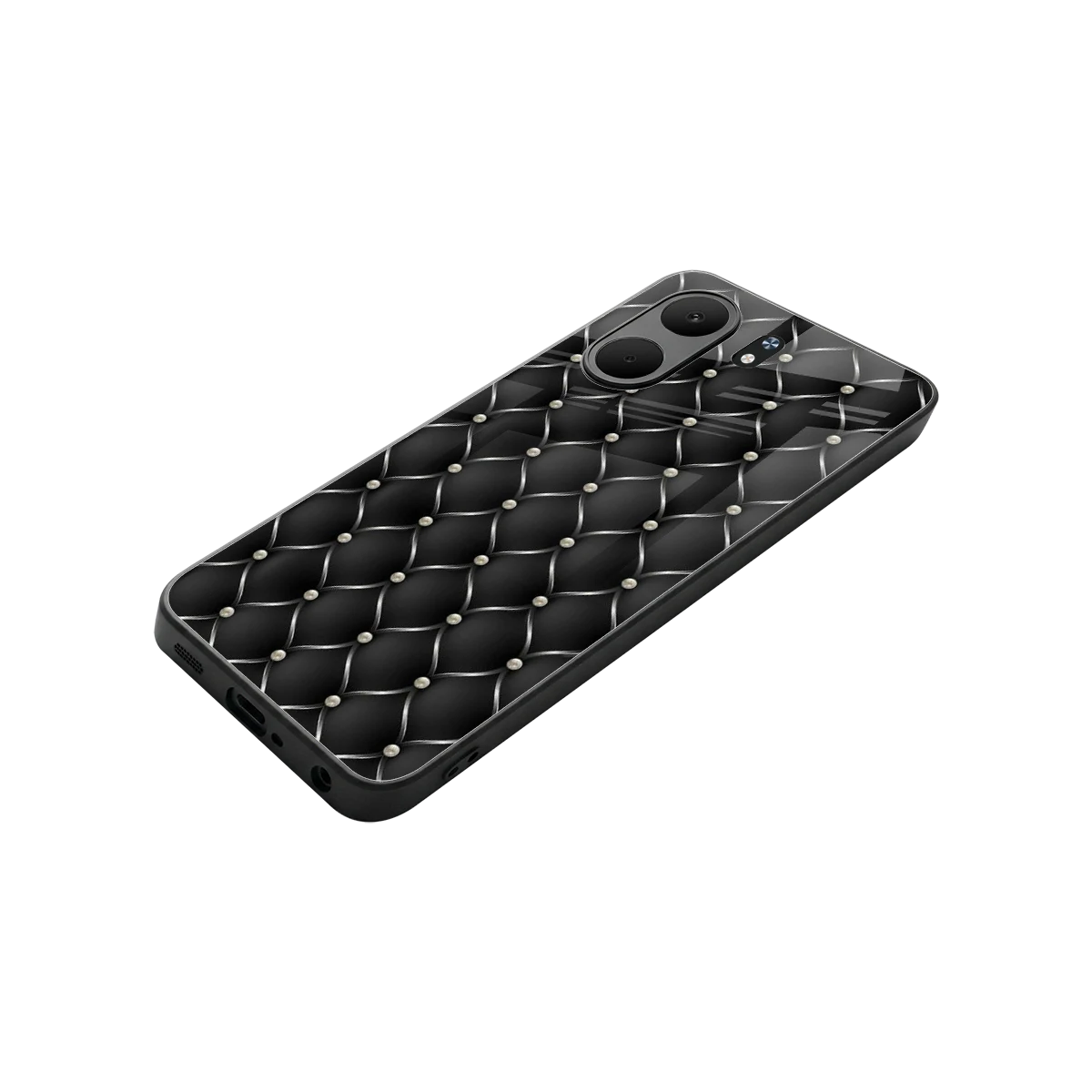 Urban Grid stylish phone case for oppo a5x 5g | glossy glass and slim fit