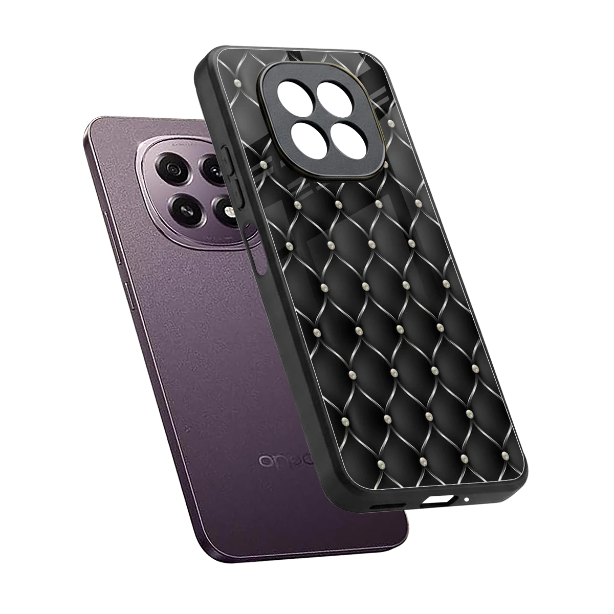 Urban Grid sleek oppo f29 5g cover with tempered glass back and TPU edges