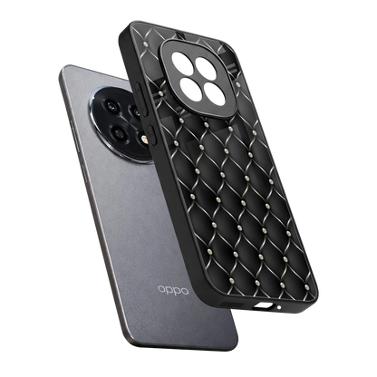 Urban Grid sleek oppo f29 pro 5g cover with tempered glass back and TPU edges