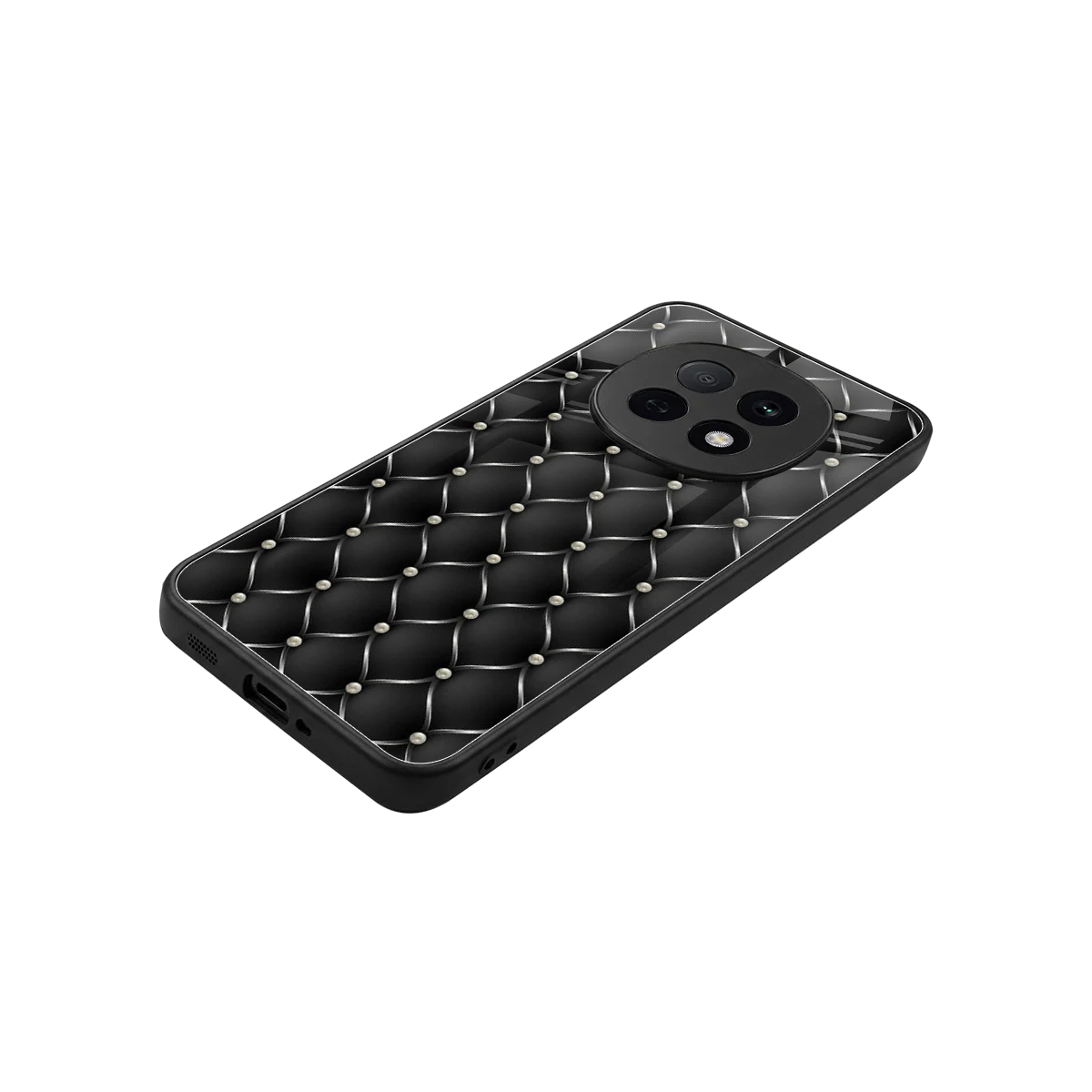 Urban Grid stylish phone case for oppo f29 pro 5g | glossy glass and slim fit