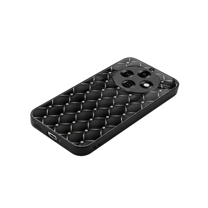 Urban Grid stylish phone case for oppo f31 pro 5g | glossy glass and slim fit