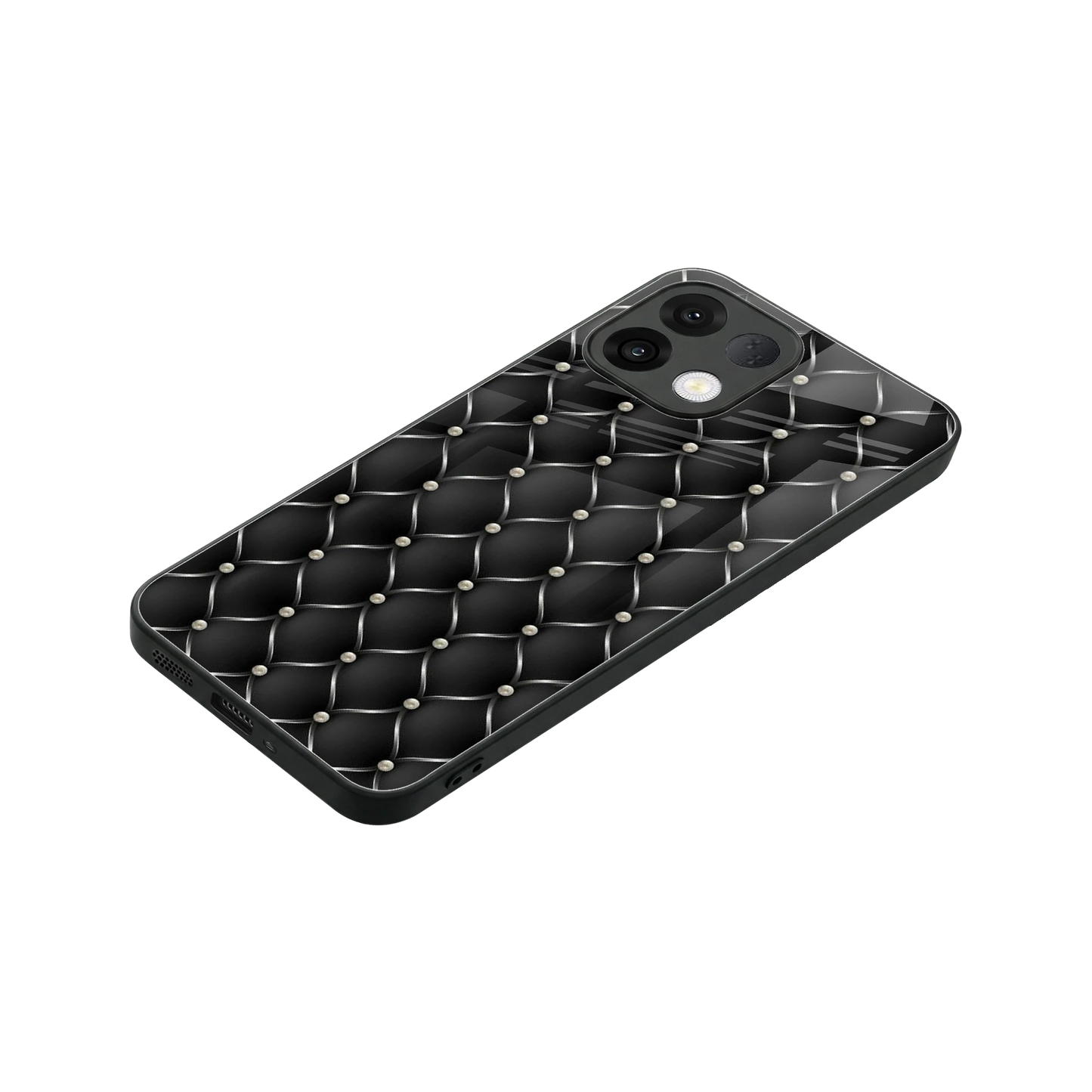 Urban Grid stylish phone case for oppo k13 5g | glossy glass and slim fit