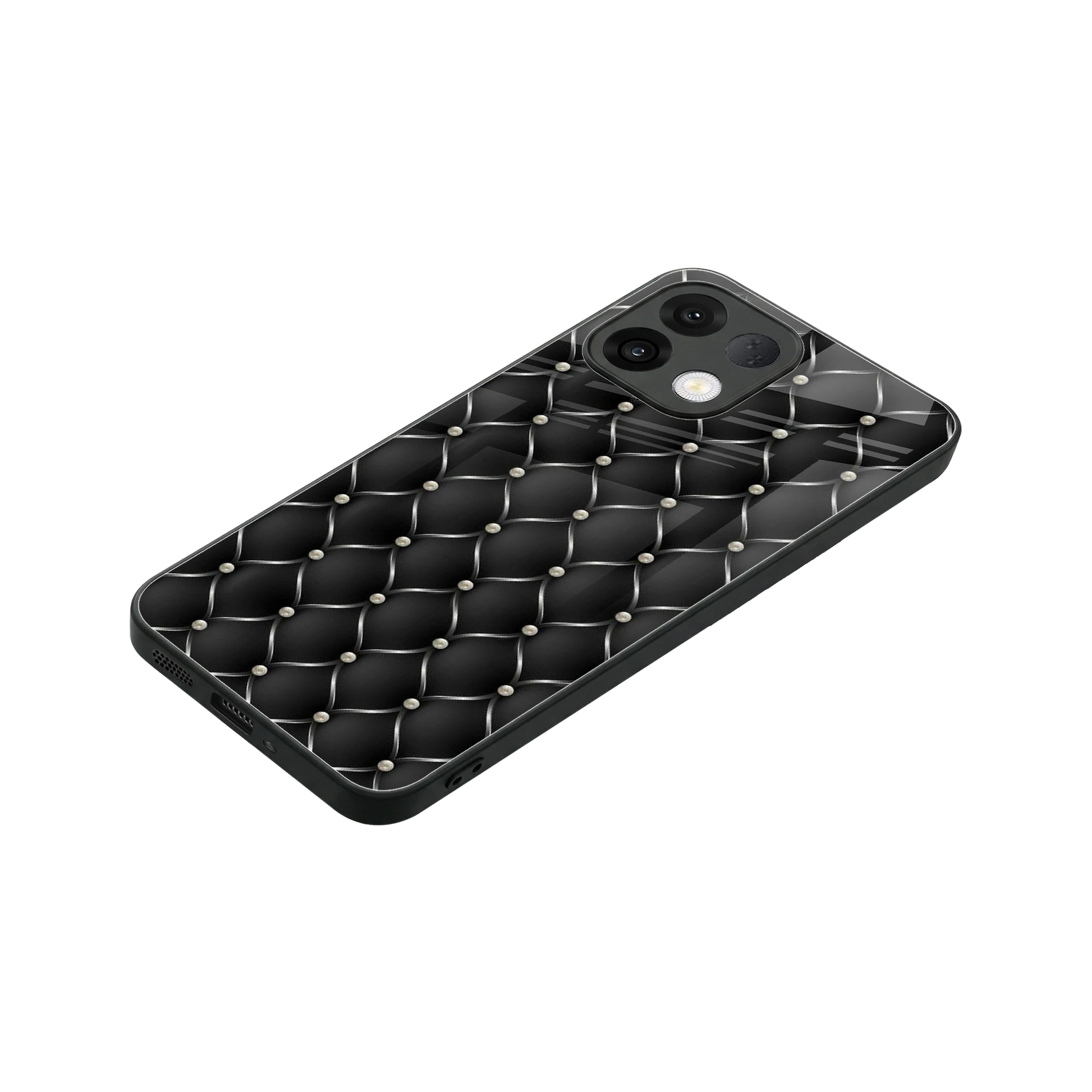Urban Grid stylish phone case for oppo k13 5g | glossy glass and slim fit