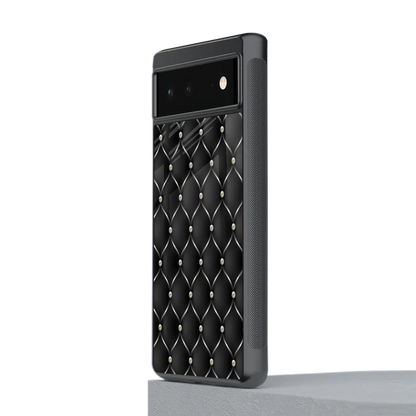 Urban Grid stylish phone case for google pixel 6a | glossy glass and slim fit