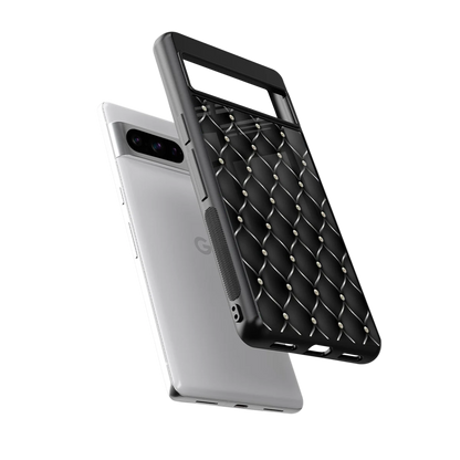 Urban Grid sleek google pixel 8 pro cover with tempered glass back and TPU edges
