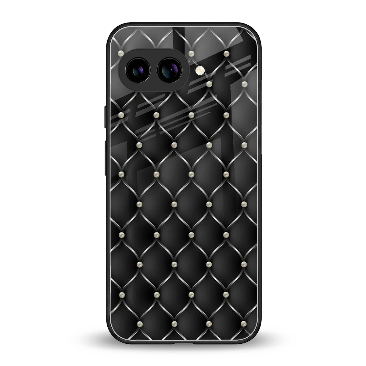 Urban Grid back phone cover | glass case for google pixel 9a