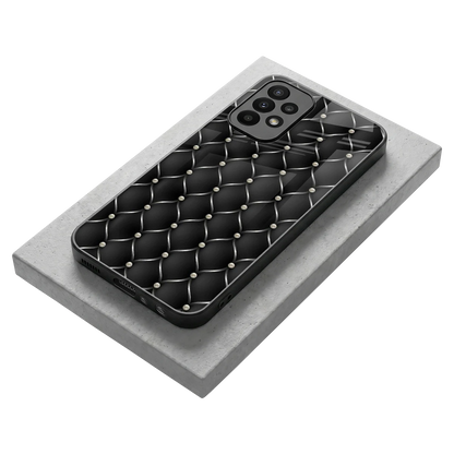 Urban Grid stylish phone case for samsung galaxy a23 | glossy glass and slim fit
